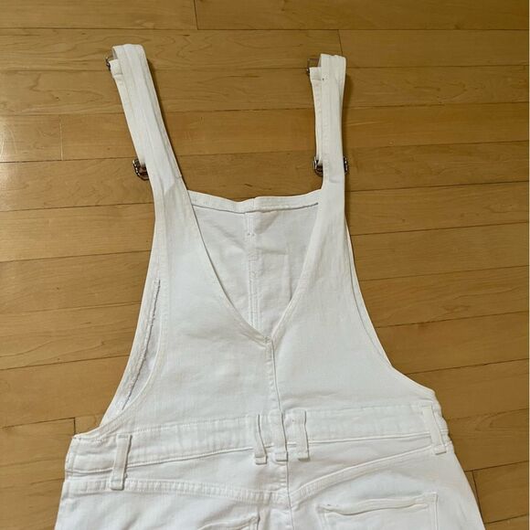 McGuire Uma Denim Skirtall in Optic White XS - Picture 5 of 13